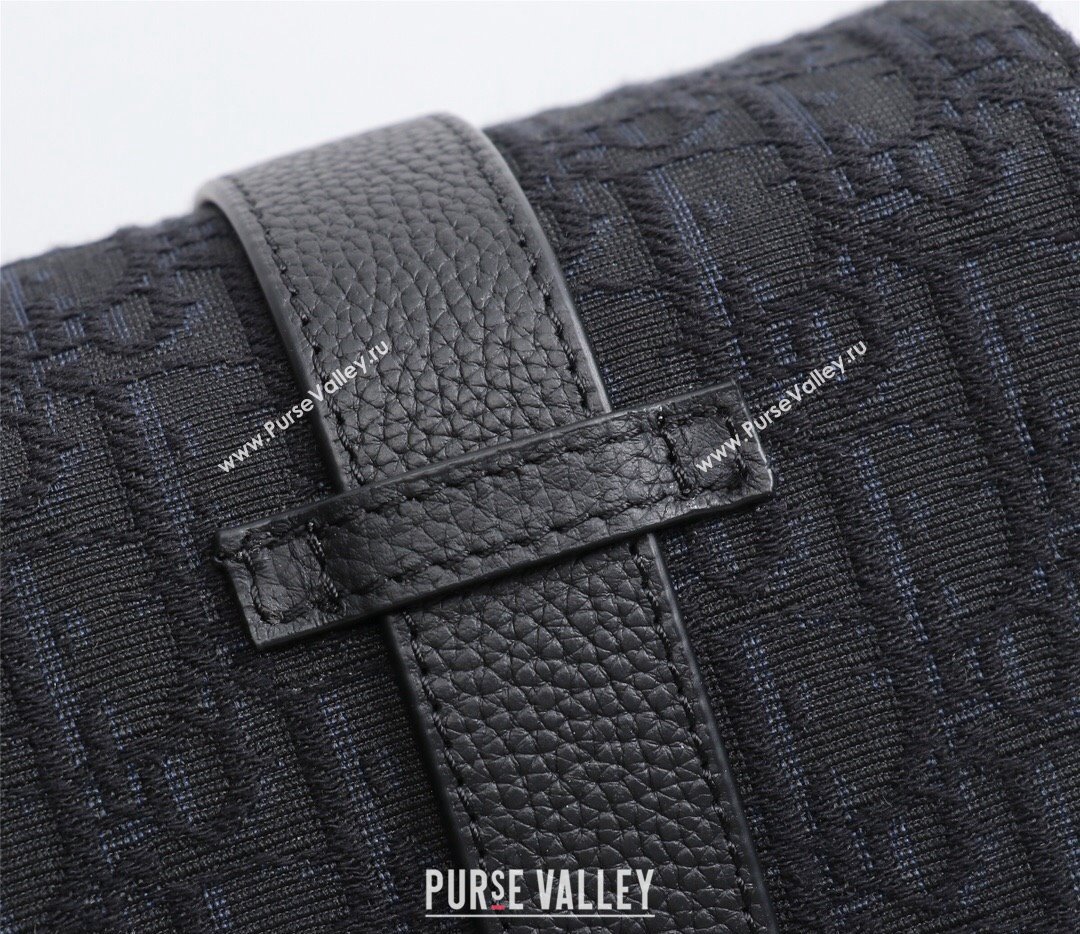 Dior Messenger Bag in Black Dior Oblique Jacquard (ziyin-23101333)
