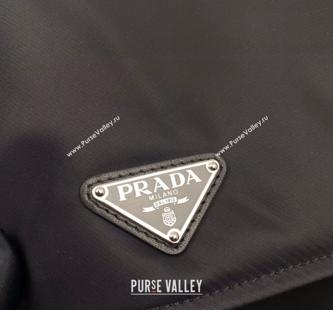 Prada Re-nylon Large Padded Shoulder Bag 1BC208 Black 2023 (ziyin-23101636)