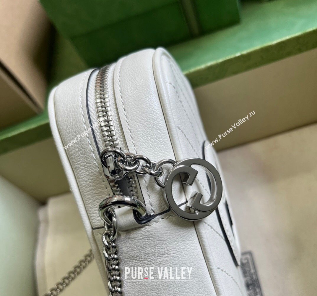 Gucci Blondie mini bag 760315 Leather White (dlh-23101750)