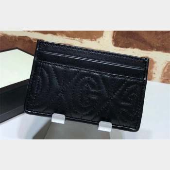Gucci Leather Card Case 597628 Black (dlh-23101741)