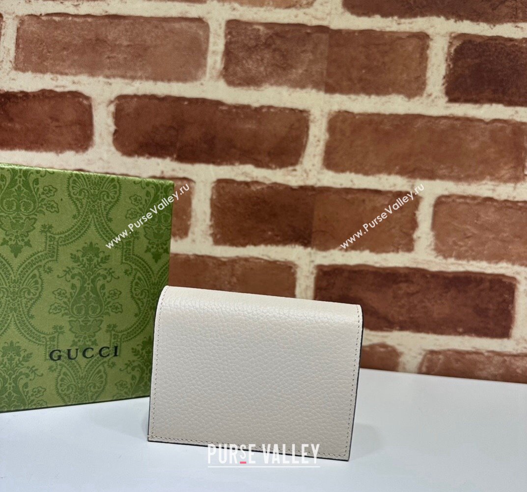Gucci Wallet with Interlocking G python bow 746059 White (dlh-23101755)