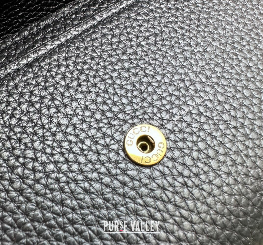 Gucci Wallet with Interlocking G python bow 750461 Black (dlh-23101751)
