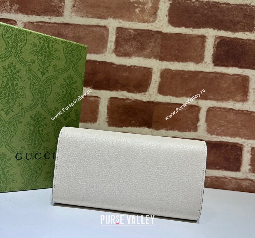 Gucci Wallet with Interlocking G python bow 750461 White (dlh-23101752)