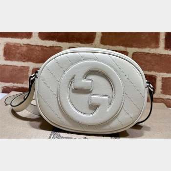 Gucci Blondie mini shoulder bag 760175 Leather White (dlh-23101746)