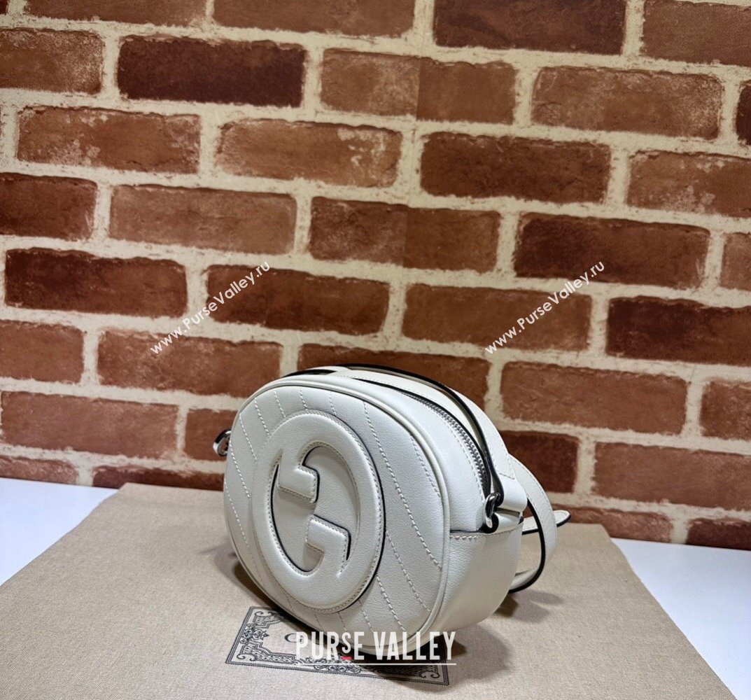 Gucci Blondie mini shoulder bag 760175 Leather White (dlh-23101746)