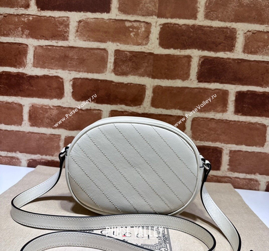 Gucci Blondie mini shoulder bag 760175 Leather White (dlh-23101746)