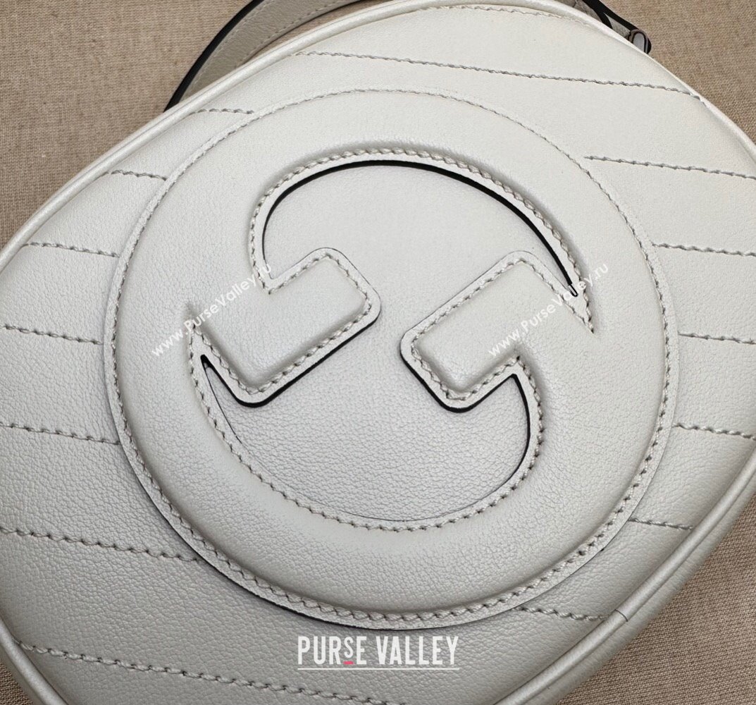 Gucci Blondie mini shoulder bag 760175 Leather White (dlh-23101746)