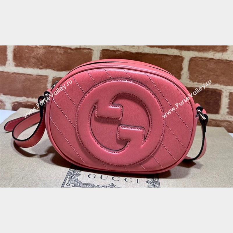 Gucci Blondie mini shoulder bag 760175 Leather Pink (dlh-23101747)