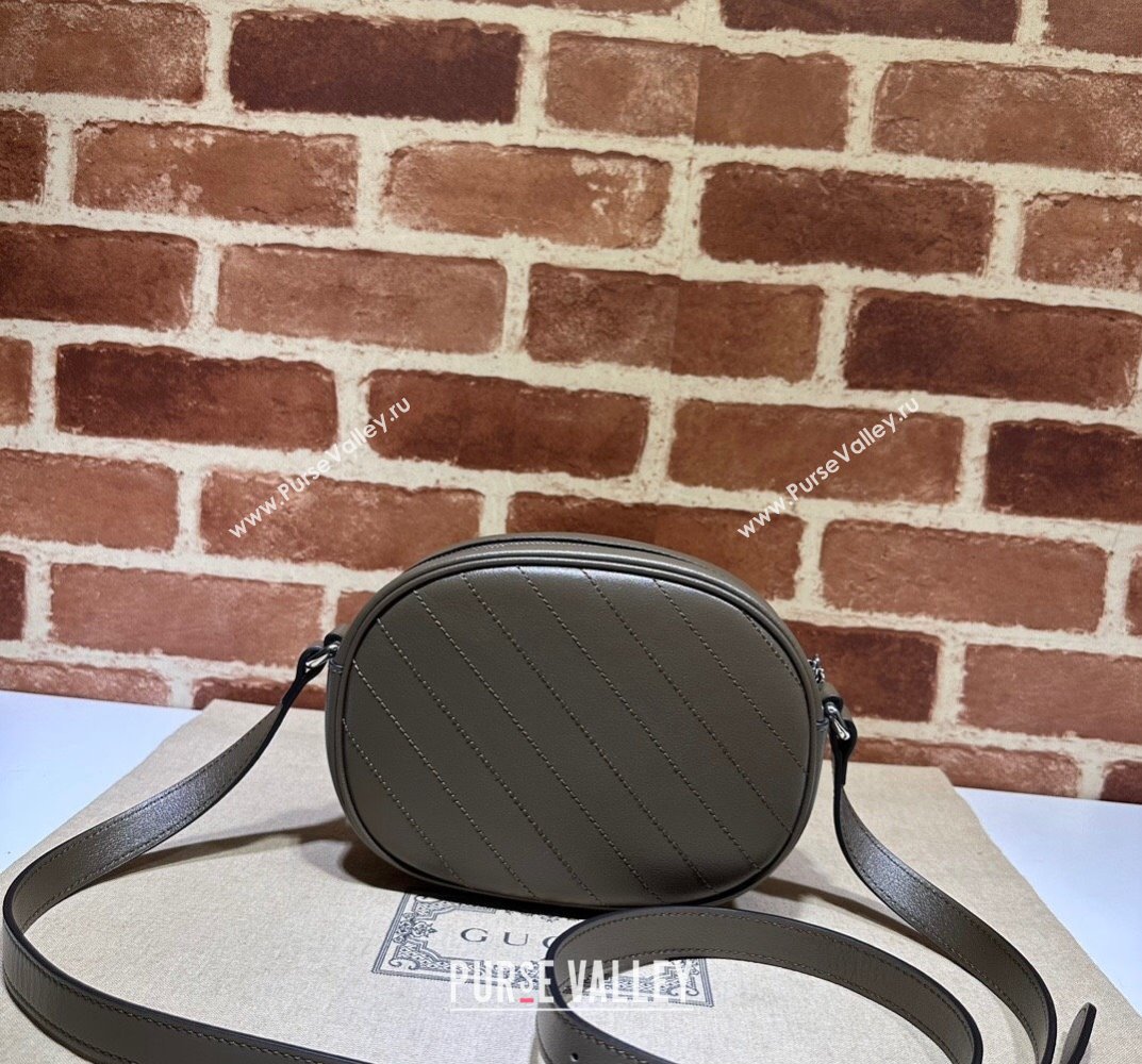 Gucci Blondie mini shoulder bag 760175 Leather Etoupe (dlh-23101748)