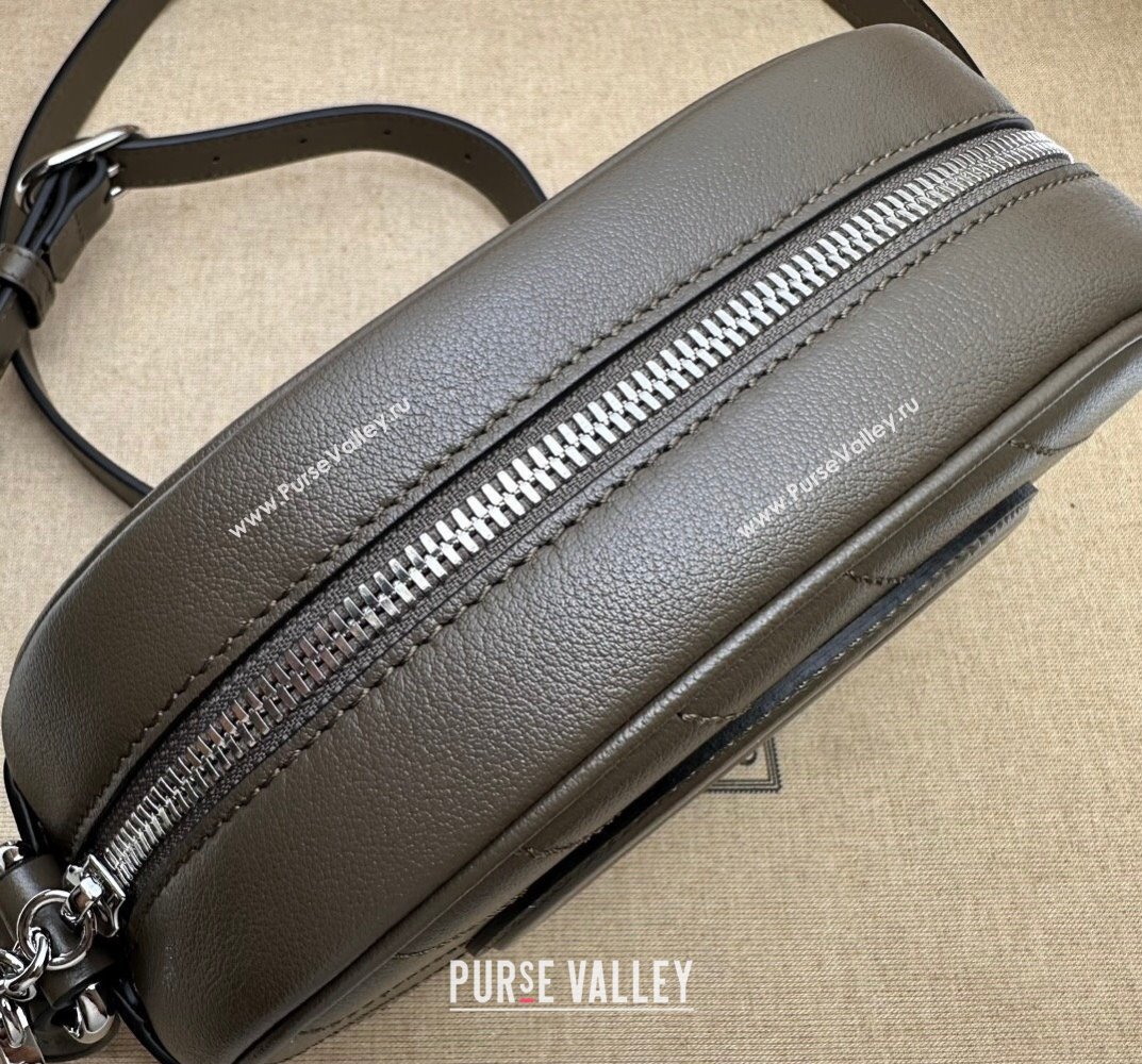 Gucci Blondie mini shoulder bag 760175 Leather Etoupe (dlh-23101748)