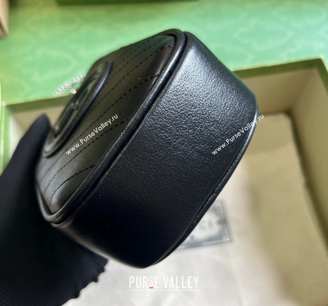 Gucci Blondie mini bag 760315 Leather Black (dlh-23101749)