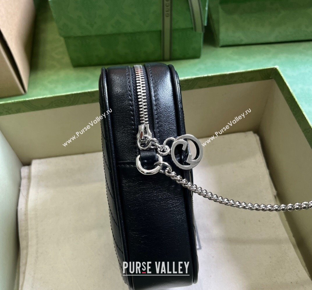 Gucci Blondie mini bag 760315 Leather Black (dlh-23101749)