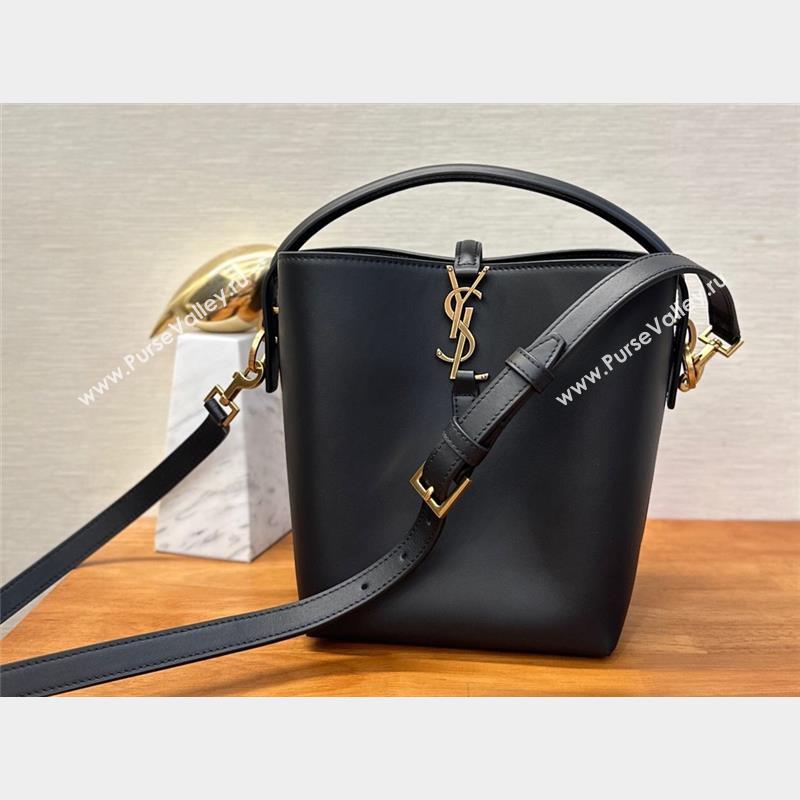 Saint Laurent le 37 small Bag in shiny leather 749036 Black (yida-23101705)