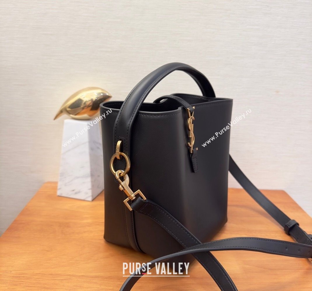 Saint Laurent le 37 small Bag in shiny leather 749036 Black (yida-23101705)