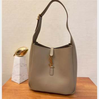 Saint Laurent small le 5 A 7 supple Bag in grained leather 713938 Beige (yida-23101702)