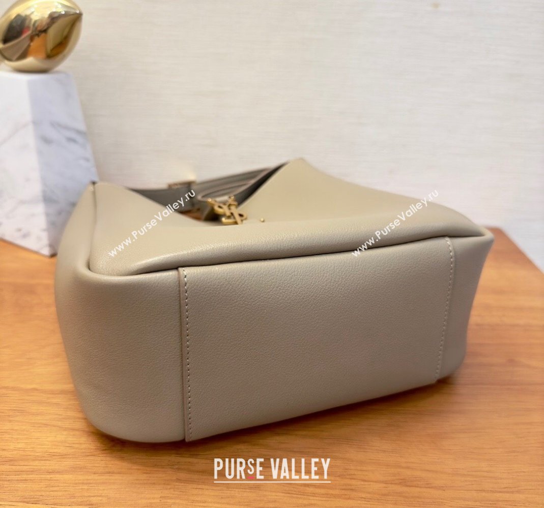 Saint Laurent small le 5 A 7 supple Bag in grained leather 713938 Beige (yida-23101702)