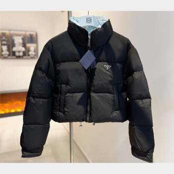 Prada Puffer Down Jacket 231025 Black 2023 (huashun-231025p29)