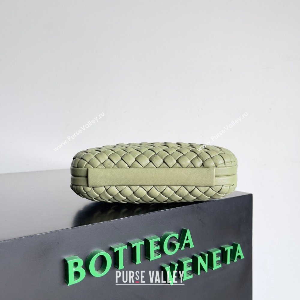 Bottega Veneta Padded Intreccio leather Knot Minaudiere clutch Bag TRAVERTINE 2023 (misu-23110135)