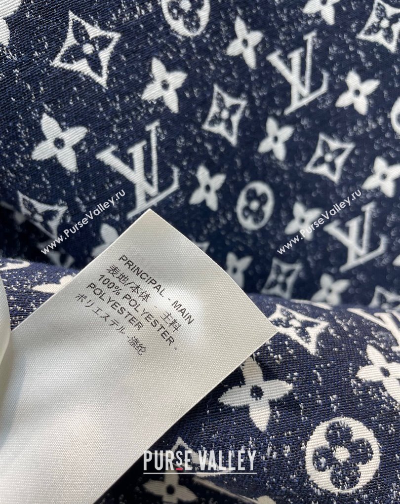 Louis Vuitton LV Night Monogram Denim Shirt 2023 (milan-23110702)