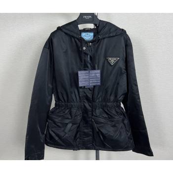 Prada Nylon Black Jacket 2023 (milan-23110805)