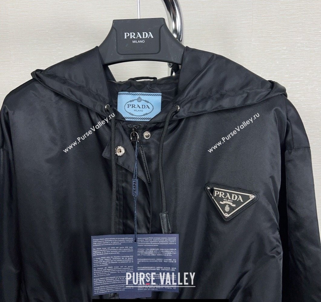 Prada Nylon Black Jacket 2023 (milan-23110805)