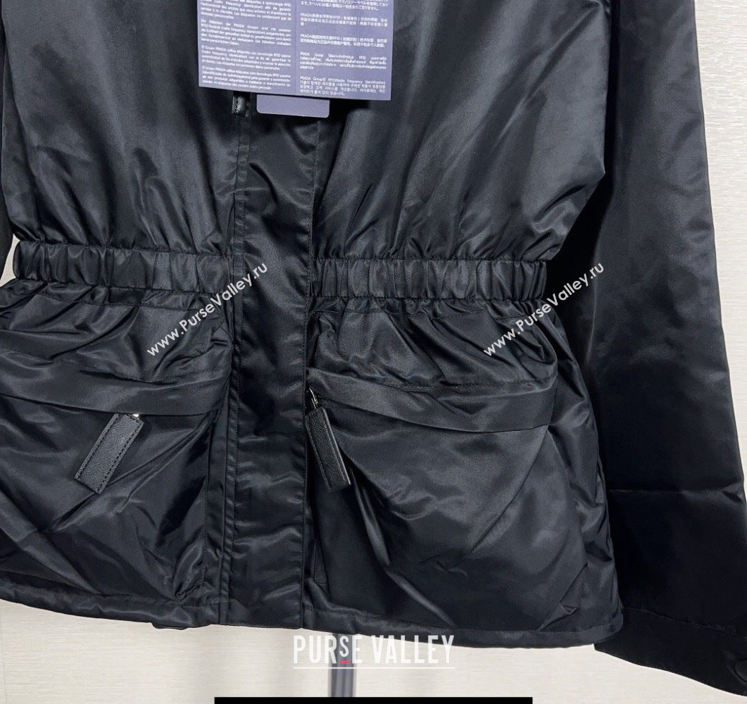 Prada Nylon Black Jacket 2023 (milan-23110805)