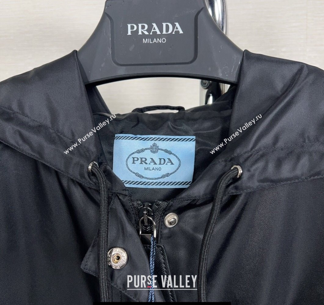 Prada Nylon Black Jacket 2023 (milan-23110805)