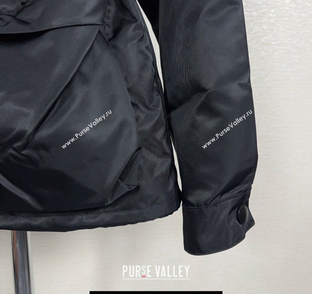 Prada Nylon Black Jacket 2023 (milan-23110805)