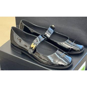 Chanel Patent Calfskin Mary Janes G45280 Black 2023 (kaola-23111101)