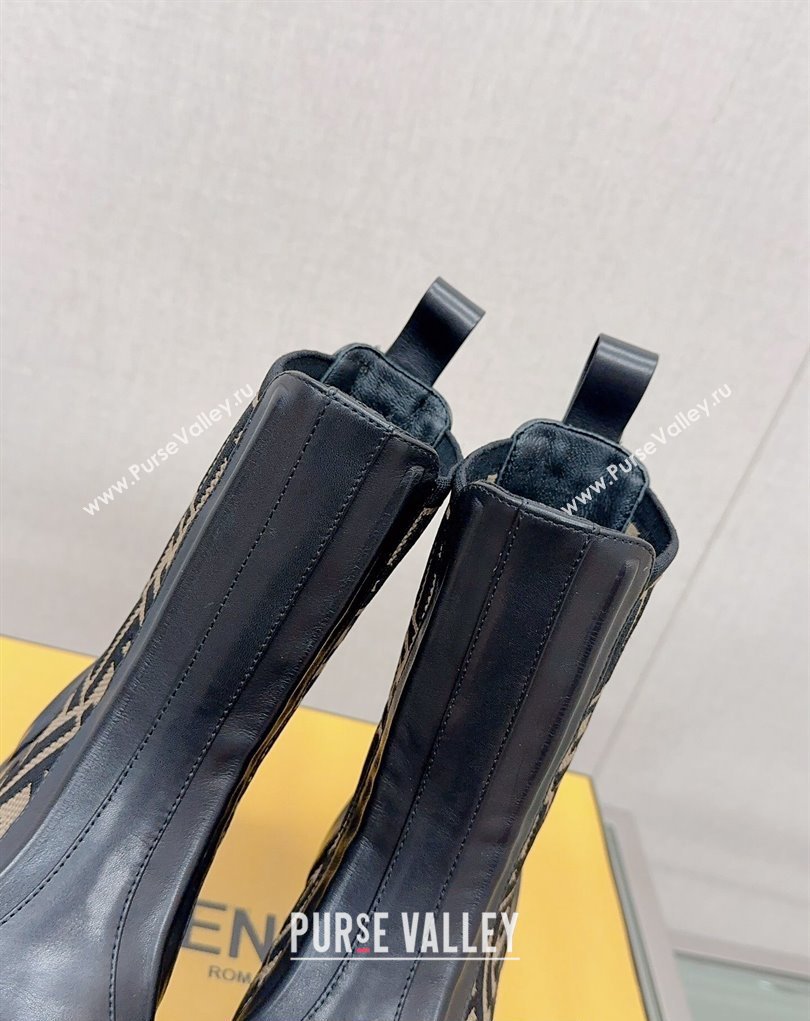 Fendi Domino Black leather biker boots 02 2023 (modeng-23111062)