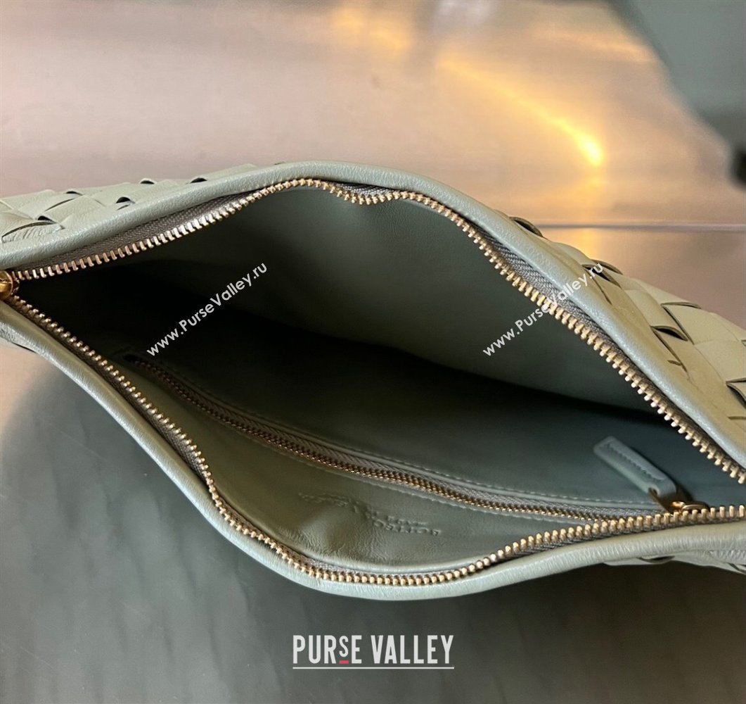 Bottega Veneta Medium Gemelli Intrecciato leather shoulder bag 764281 TRAVERTINE 2023 (wante-23111106)