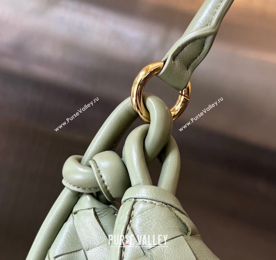 Bottega Veneta Medium Gemelli Intrecciato leather shoulder bag 764281 TRAVERTINE 2023 (wante-23111106)