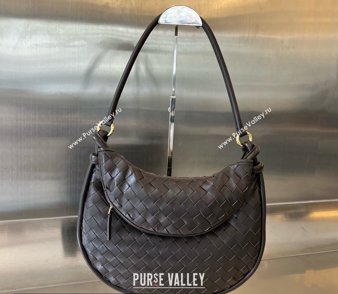 Bottega Veneta Medium Gemelli Intrecciato leather shoulder bag 764281 FONDANT 2023 (wante-23111105)