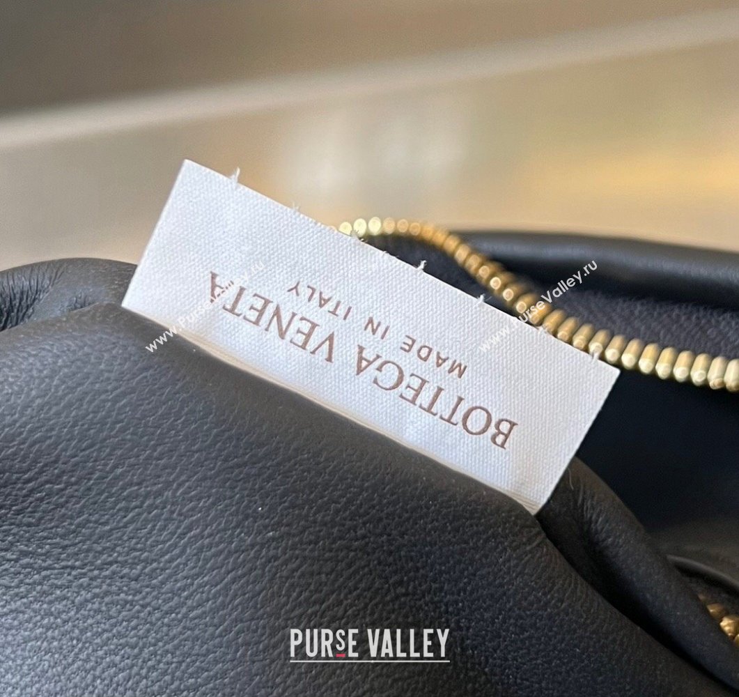 Bottega Veneta Medium Gemelli Intrecciato leather shoulder bag 764281 Black 2023 (wante-23111104)