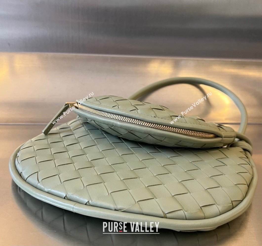 Bottega Veneta Small Gemelli Intrecciato leather shoulder bag 776764 TRAVERTINE 2023 (wante-23111103)
