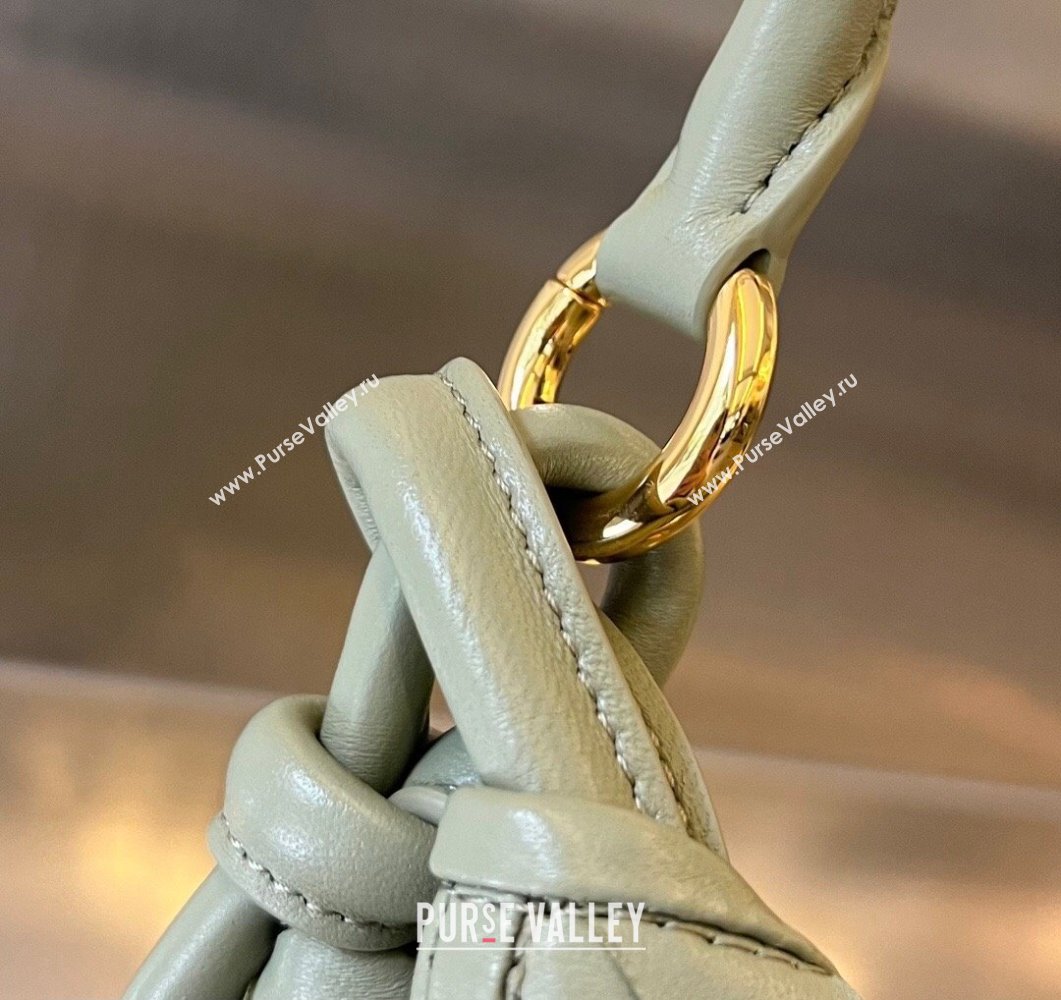 Bottega Veneta Small Gemelli Intrecciato leather shoulder bag 776764 TRAVERTINE 2023 (wante-23111103)