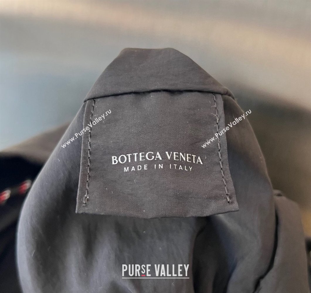 Bottega Veneta Jacquard fabric Rucksack backpack bag 718085 Black 2023 (wante-23111108)