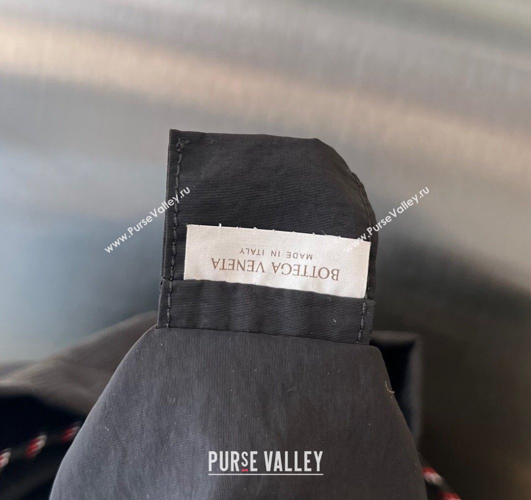 Bottega Veneta Jacquard fabric Rucksack backpack bag 718085 Black 2023 (wante-23111108)