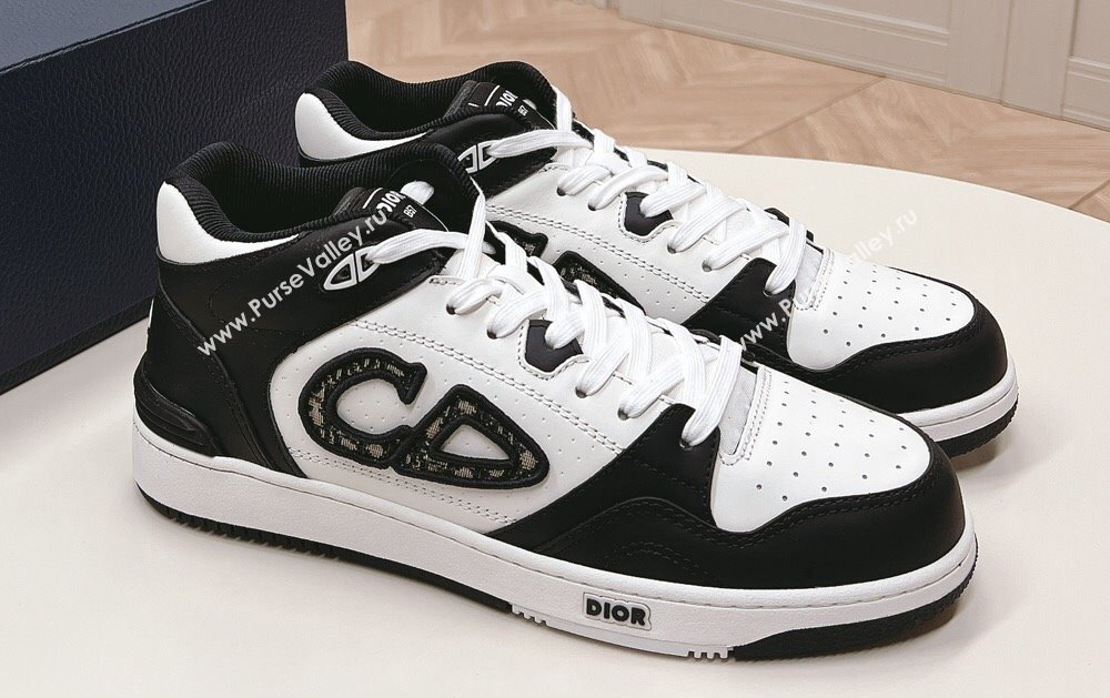 Dior Smooth Calfskin B57 Mid-Top Women/Men Sneakers 01 2024 (modeng-23111431)