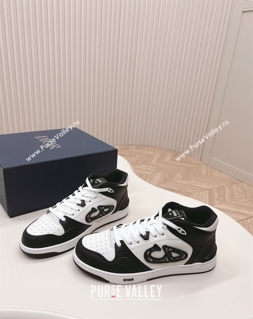 Dior Smooth Calfskin B57 Mid-Top Women/Men Sneakers 01 2024 (modeng-23111431)