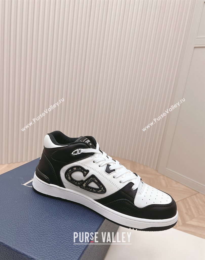 Dior Smooth Calfskin B57 Mid-Top Women/Men Sneakers 01 2024 (modeng-23111431)