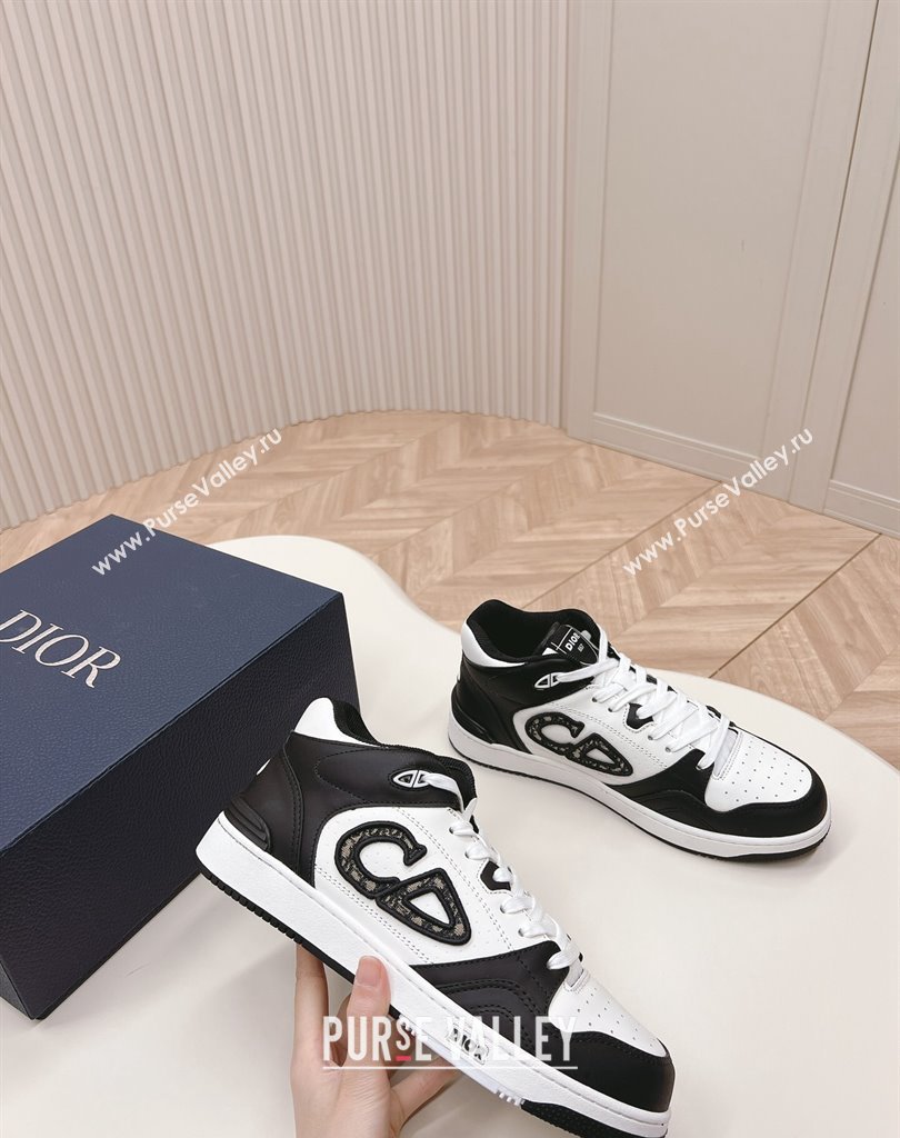 Dior Smooth Calfskin B57 Mid-Top Women/Men Sneakers 01 2024 (modeng-23111431)