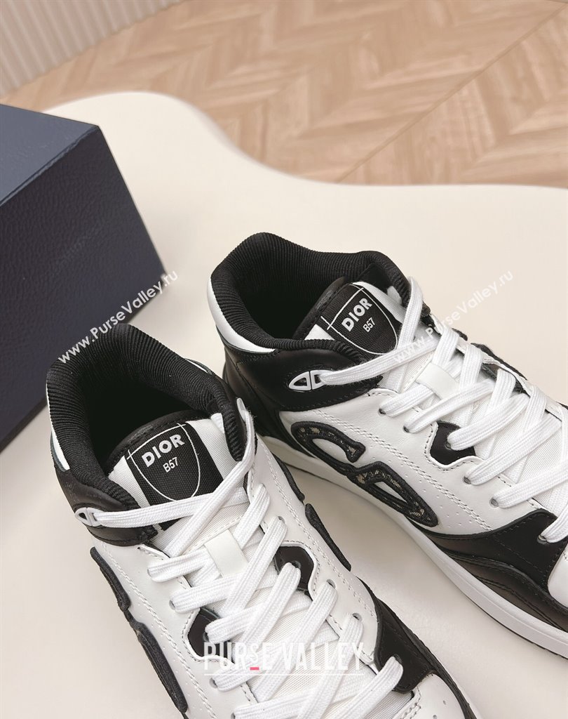 Dior Smooth Calfskin B57 Mid-Top Women/Men Sneakers 01 2024 (modeng-23111431)