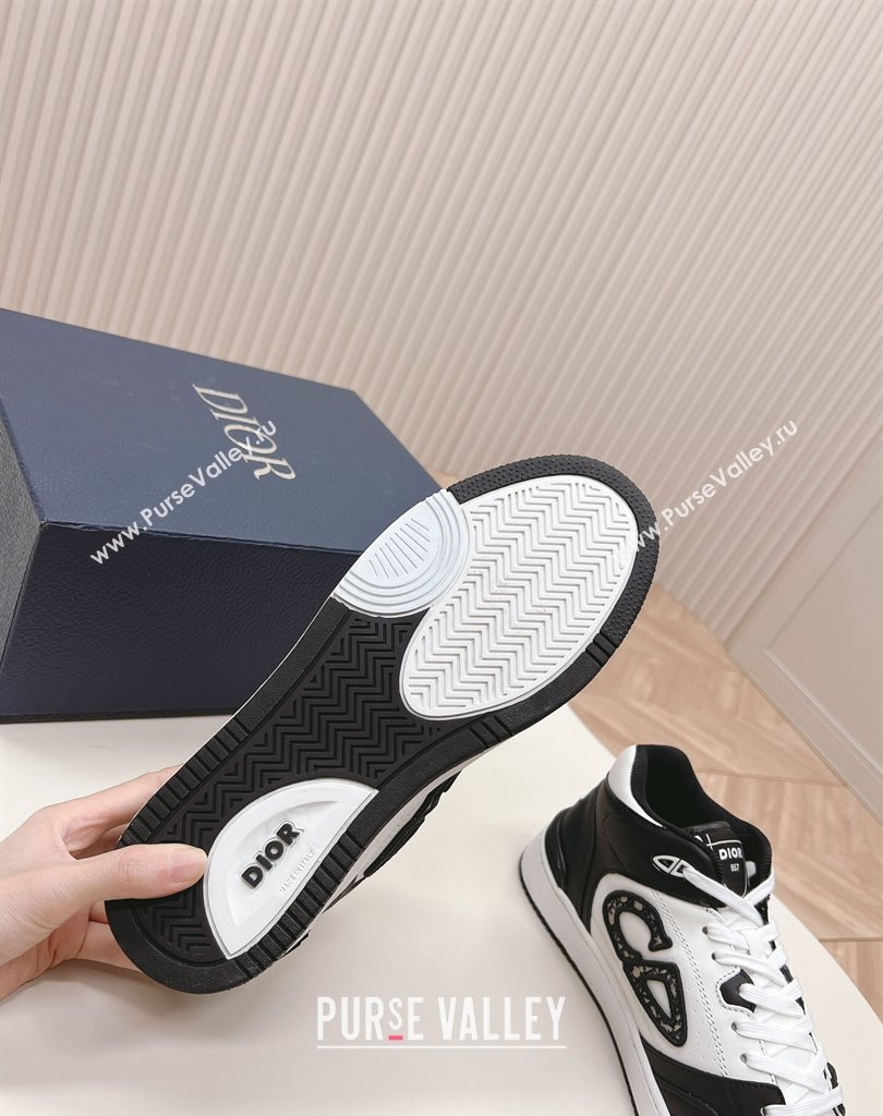Dior Smooth Calfskin B57 Mid-Top Women/Men Sneakers 01 2024 (modeng-23111431)