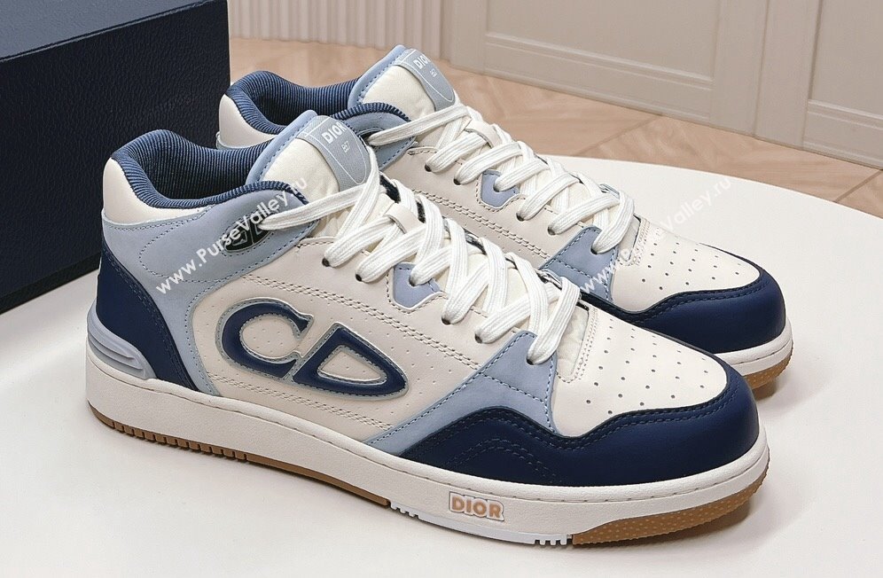 Dior Smooth Calfskin B57 Mid-Top Women/Men Sneakers 02 2024 (modeng-23111432)