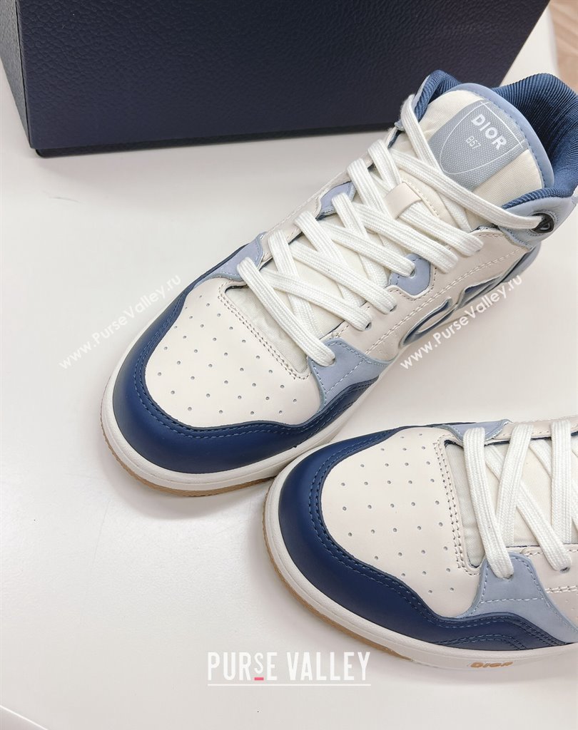 Dior Smooth Calfskin B57 Mid-Top Women/Men Sneakers 02 2024 (modeng-23111432)