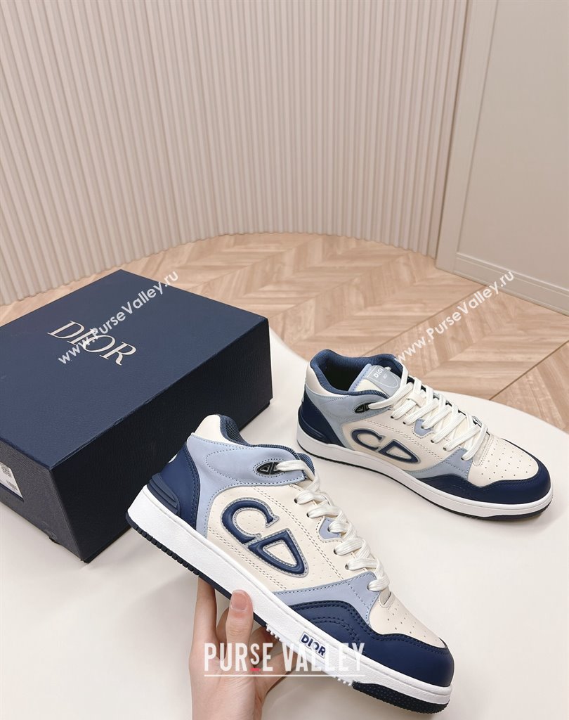 Dior Smooth Calfskin B57 Mid-Top Women/Men Sneakers 04 2024 (modeng-23111434)