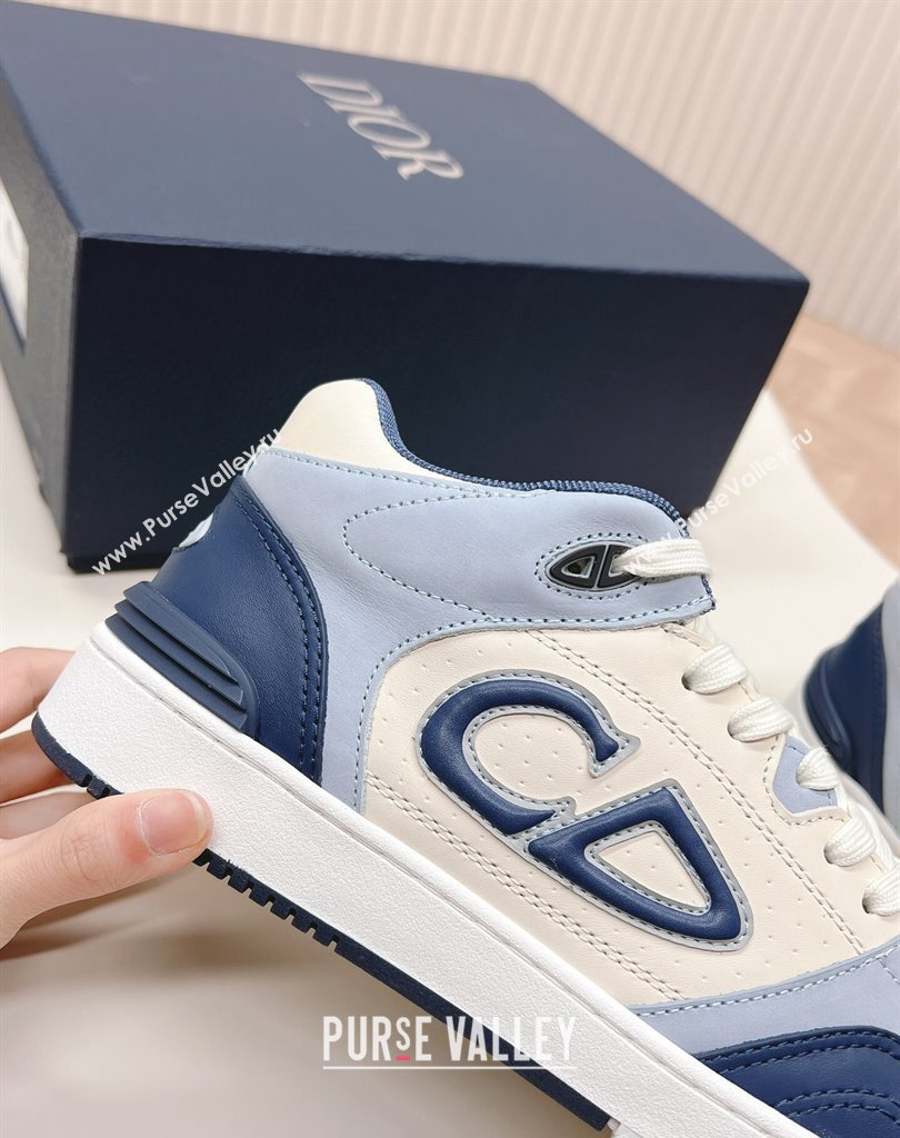 Dior Smooth Calfskin B57 Mid-Top Women/Men Sneakers 04 2024 (modeng-23111434)