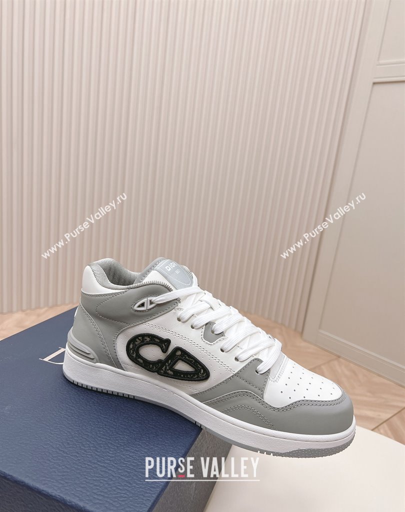 Dior Smooth Calfskin B57 Mid-Top Women/Men Sneakers 05 2024 (modeng-23111435)