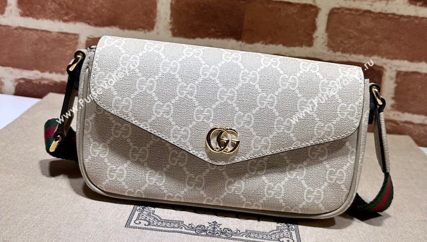 Gucci Ophidia mini bag 764961 GG Canvas Beige/Oatmeal 2024 (dlh-23112325)
